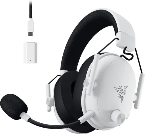 Słuchawki RAZER BlackShark V3 Bezprzewodowe, Nauszne, Dźwięk przestrzenny Biały