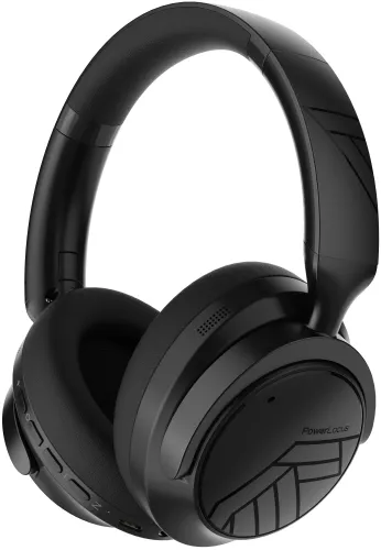Słuchawki nauszne POWERLOCUS MoonFly Hybrid ANC Czarny