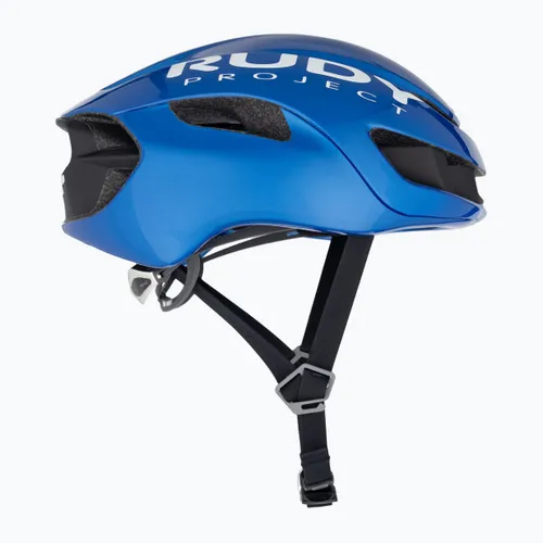 Kask rowerowy Rudy Project Nytron blue metal shiny/black Shiny