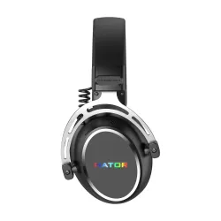 Słuchawki bezprzewodowe z mikrofonem Hator Hypergang 3 Wireless ESH55 ANC Nauszne Czarny