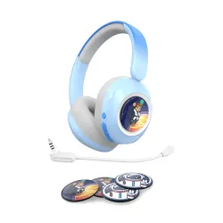 Słuchawki bezprzewodowe Garett Astro Wave ANC Nauszne Dla dzieci Bluetooth Niebieski