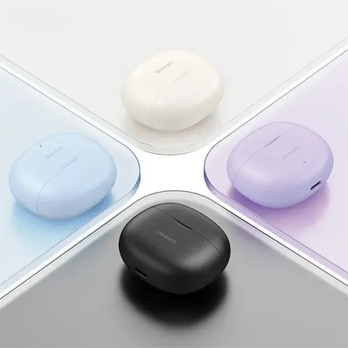 Słuchawki bezprzewodowe USAMS Rhymbo TWS Douszne Bluetooth 5.3 Niebieski