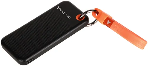 Dysk VERBATIM Pocket 256GB SSD Czarno-pomarańczowy