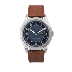 Timex Waterbury Traditional Saat TW2U90400 Kahverengi / Gümüş