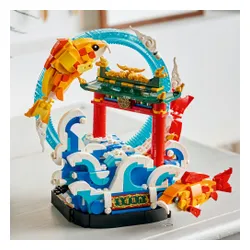 LEGO 80120 Chinese Festivals Karp przeskakujący przez Smoczą Bramę