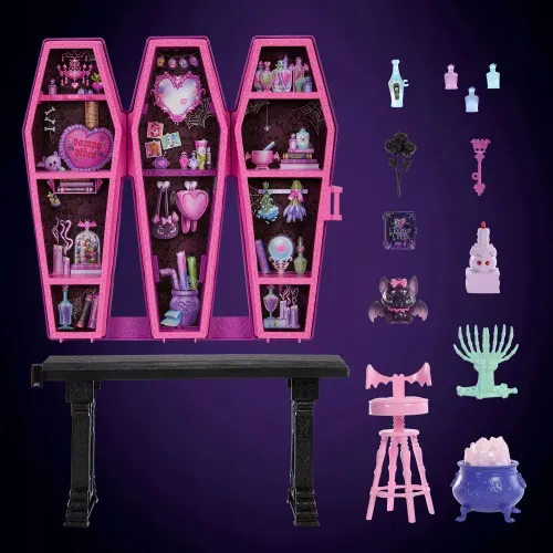Zestaw akcesoriów MONSTER HIGH Sekretny Pokój Eliksirów Draculaury JBF15