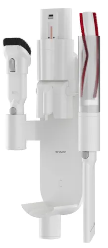 Odkurzacz pionowy SHARP Comfort VC-SV12AEU-W z dwiema bateriami