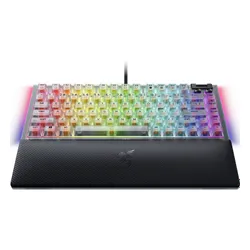 Klawiatura RAZER BlackWidow V4 Phantom RGB Hot-Swap Orange Tactile Gen-3 Switch Przezroczysto-biało-czarny