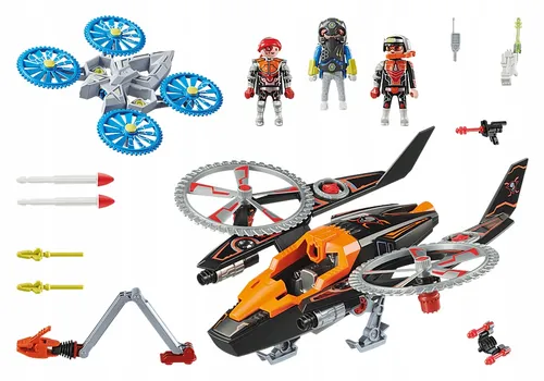 Playmobil 70023 galaxy police пиратский вертолет