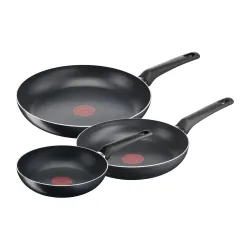 Zestaw patelni Tefal Simple Cook B5569153 Tytanowa 20cm, 24cm, 28cm