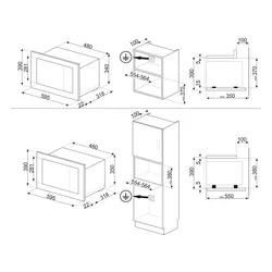 Микроволновая печь Smeg FMI120S2