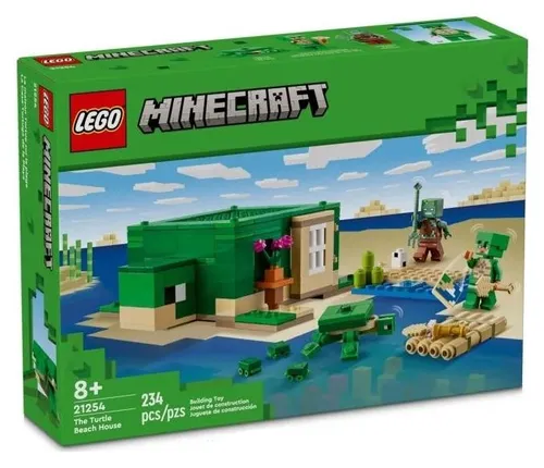 LEGO Minecraft 21254 черепаховый пляжный домик