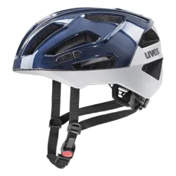 Kask rowerowy Uvex Gravel-X niebiesko-srebrny