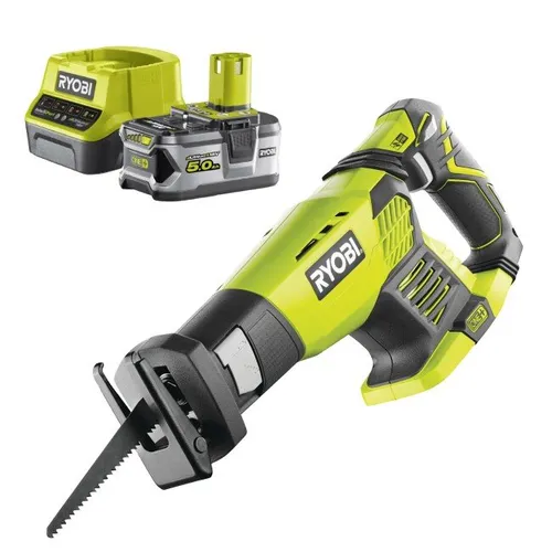 Piła szablasta RYOBI RRS1801M + Akumulator RYOBI RC18120-150 5Ah 18V + Ładowarka