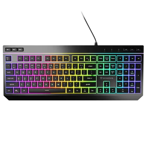 Klawiatura membranowa Genesis Rhod 530 RGB Czarny