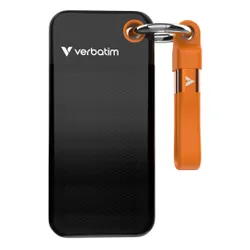 Dysk VERBATIM Pocket 1TB SSD Czarno-pomarańczowy