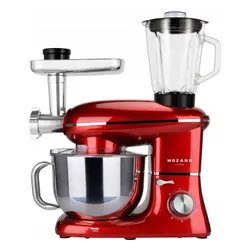 Robot kuchenny planetarny MOZANO Rob 02 1400W z blenderem kielichowym Czerwony