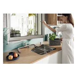 Bateria BLANCO Lanora-S-F 526180 Stal szczotkowana