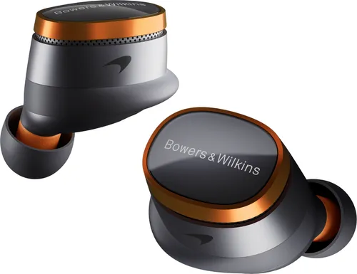 Słuchawki dokanałowe BOWERS & WILKINS PI8 MCLAREN ANC Szaro-pomarańczowy