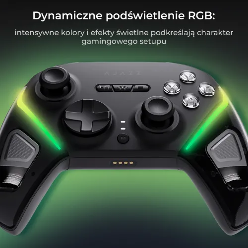 Pad Ajazz GP100 do Nintendo Switch, PC Android, iOS Bezprzewodowy Czarny