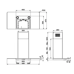 Вытяжка Franke Glass Linear FGL 925 XS NP нержавеющая сталь