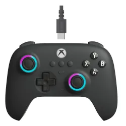 Pad 8BitDo Ultimate C Wired do PC, Xbox Przewodowy Ciemnoszary