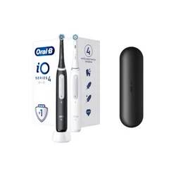 Oral-B Elektrikli Diş Fırçası Seti IO Serisi 4 Siyah + Beyaz