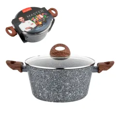 Garnek aluminiowy z pokrywką FLORINA MASTER 4,1 l