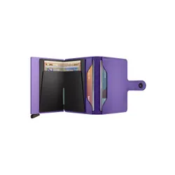 Portfel kieszonkowy RFID Secrid Miniwallet Yard Powder - lilac