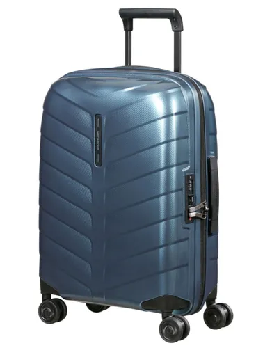 Маленький расширяемый чемодан Samsonite Attrix 55 см (20/23 см) - steel blue