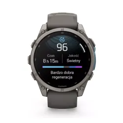 Smartwatch Garmin Fenix 9 47mm Pebble Grey/Titanium