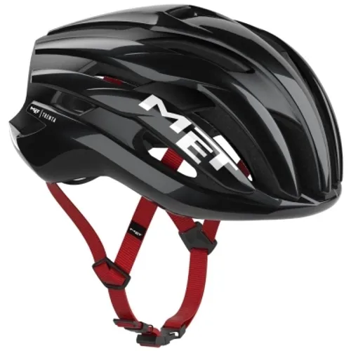 Kask rowerowy MET Trenta MIPS black red glossy - L