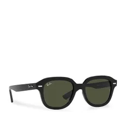 Okulary przeciwsłoneczne Ray-Ban Erik 0RB4398 901/31 Black/Green - Rozmiar (EU) 53