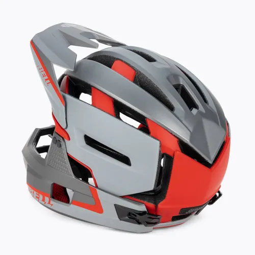 Kask rowerowy Bell FF Super Air R MIPS Spherical matte gray/red