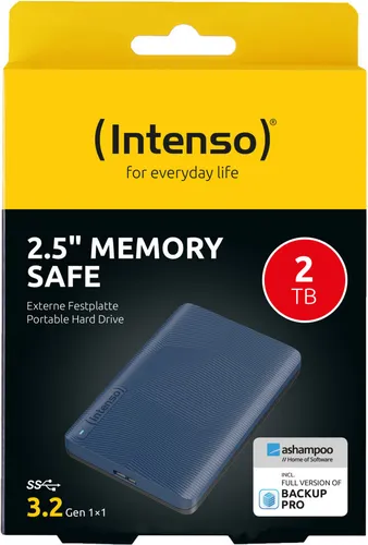 Dysk INTENSO Memory Safe 2TB Niebieski