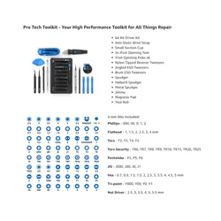 iFixit Akıllı Telefon Tamir Takımı Pro Tech Toolkit (EU145307-4)