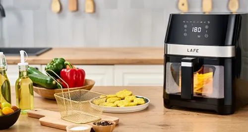 Air Fryer Frytownica beztłuszczowa LAFE MasterFry 5l z okienkiem do obserwacji postępów gotowania