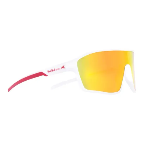 Okulary przeciwsłoneczne Red Bull SPECT Daft white/brown with orange mirror