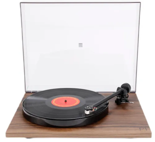 Gramofon REGA Planar 1 Orzech, Manualny,Napęd paskowy,Wkładka Rega,Pokrywa w zestawie,Prędkość odtw. 33 1/3,45 obr./min + Przedwzmacniacz gramofonowy REGA Fono Mini A2D