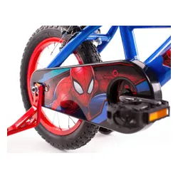 Rower dziecięcy MARVEL Spider-Man 14 cali dla chłopca Niebiesko-czerwony