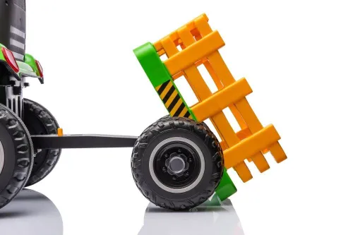 Traktorek Na Akumulator Dla Dziecka Bbh-030 Z Przyczepką Pilot Światła LED