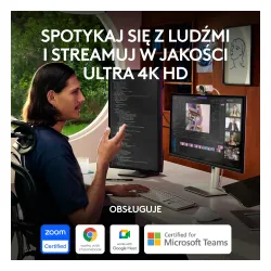 Kamera internetowa Logitech MX Brio Ultra HD 4K Szary