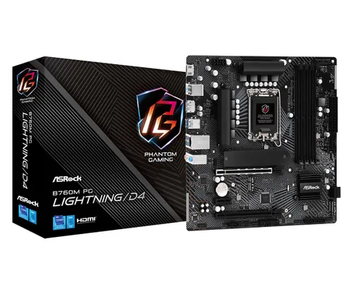 Płyta główna ASrock B760M PG Lightning/D4 DDR4