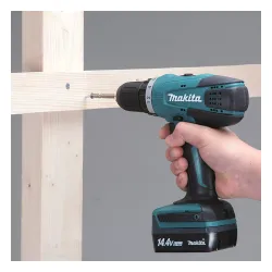 Makita DF457DWE Akülü matkap (+ 1.5Ah pil + şarj cihazı + kılıf)