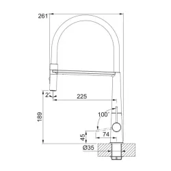 Bateria Franke Icon semi-pro Czarny Mosiądz