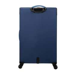 Большой расширяемый чемодан American Tourister Pulsonic-combat navy