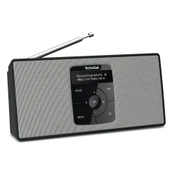 Radioodbiornik TechniSat DigitRadio 2 S Radio FM DAB+ Bluetooth Czarno-biały