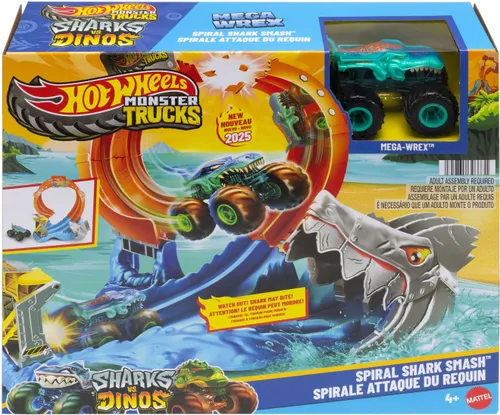 Tor Hot Wheels Monster Trucks Pętla rekina JFR08