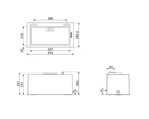 Okap Smeg Universal KSG52HPE Stal nierdzewna szczotkowana