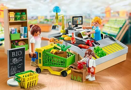 Набор фигурок Playmobil My Life 71648 Органический супермаркет